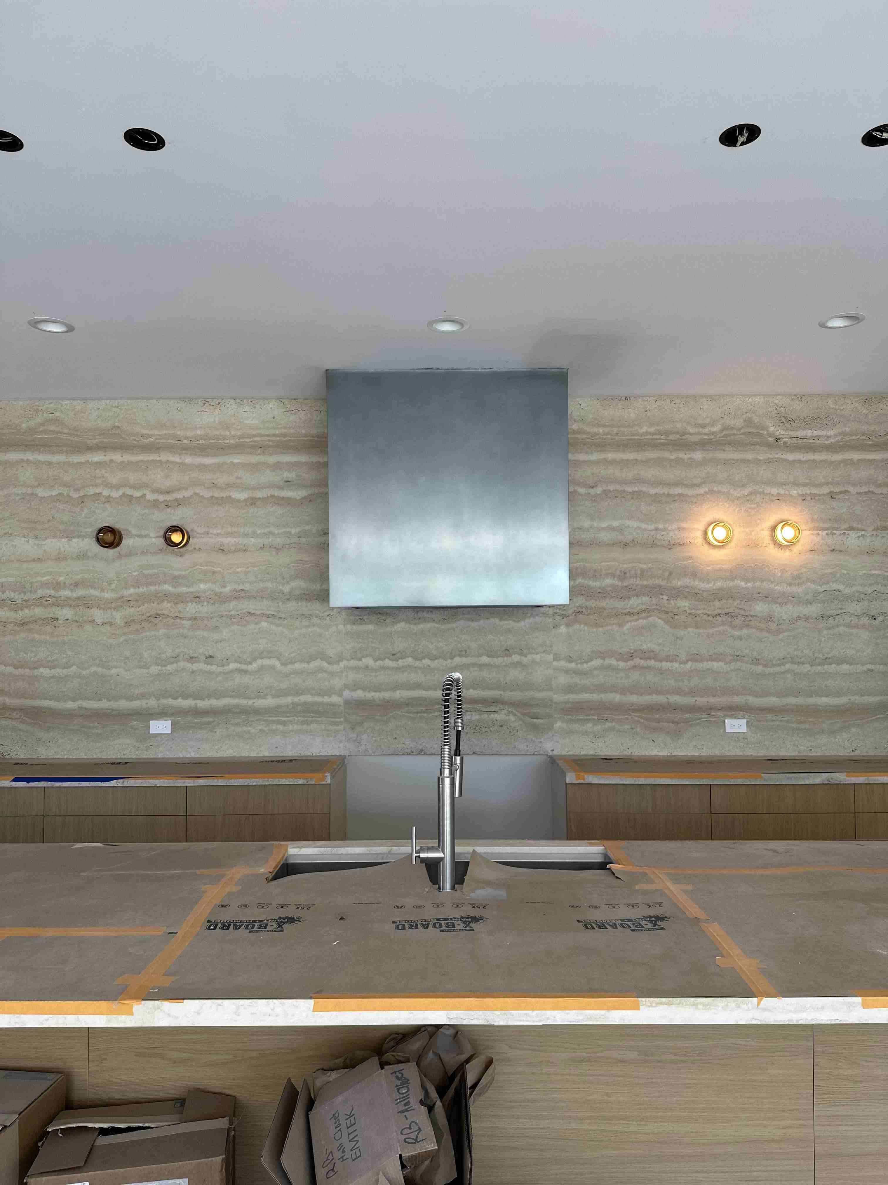 Troon zinc hood custom fabrication